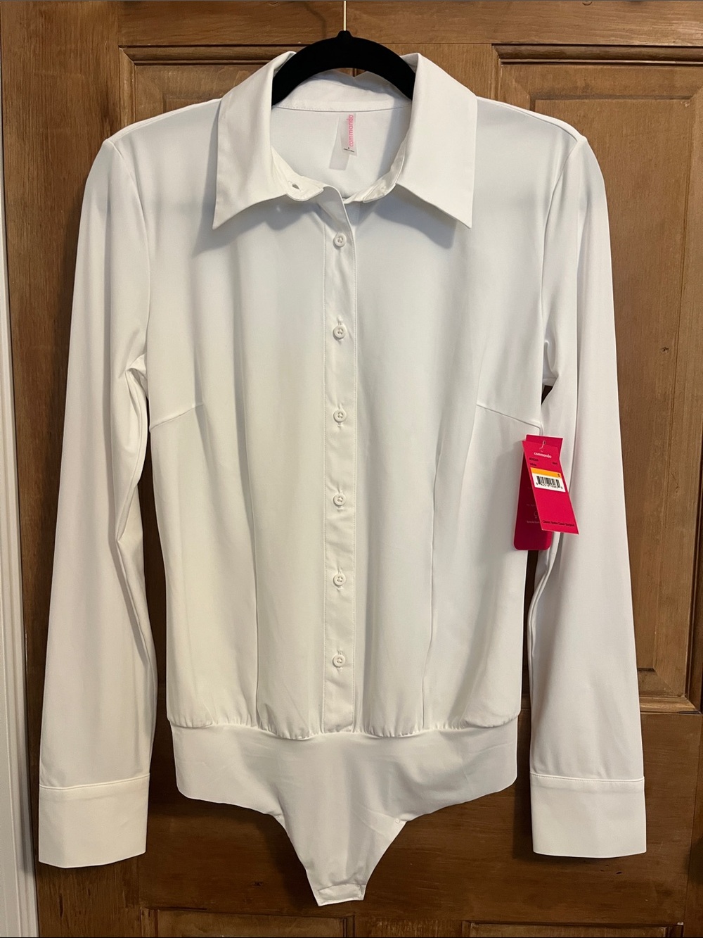 NWT Commando “Type A” Classic Button Down Bodysuit in White - Picture 9 of 10
